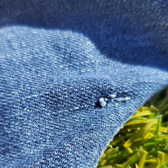 Jessica Simpson Stylish Women's Blue Flare Jeans 4/27 Open Slit Jeans - Picture 10 of 11